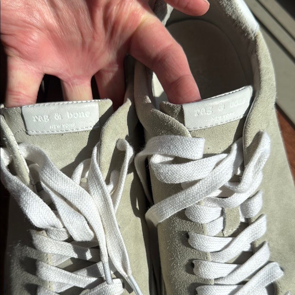 Rag & bone men’s suede leather tan sneakers - Picture 7 of 11
